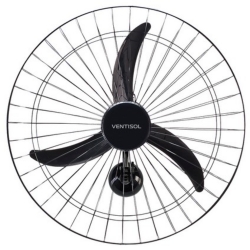 Ventilador Oscilante de Parede 60cm Preto...