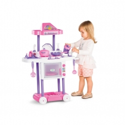 Cozinha Infantil com Rodas Riva Chef Comp...